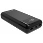 GoGEN PB300001B išorinė baterija, 30000 mAh, USB-C PD 20 W, LCD, juoda
