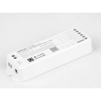 MiBoxer MLZ5 LED valdiklis „5 viename“, Matter over Thread, 12–48 V DC, 15 A