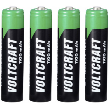 Voltcraft HR03 AAA NiMH akumuliatoriai, 1100 mAh, 1,2 V, 4 vnt.