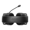 QCY Heroad VT200 žaidimų ausinės - laidinės, 7.1 erdvinis garsas, 50 mm tvarkyklės, RGB LED, juodos