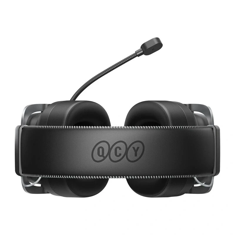 QCY Heroad VT200 žaidimų ausinės - laidinės, 7.1 erdvinis garsas, 50 mm tvarkyklės, RGB LED, juodos