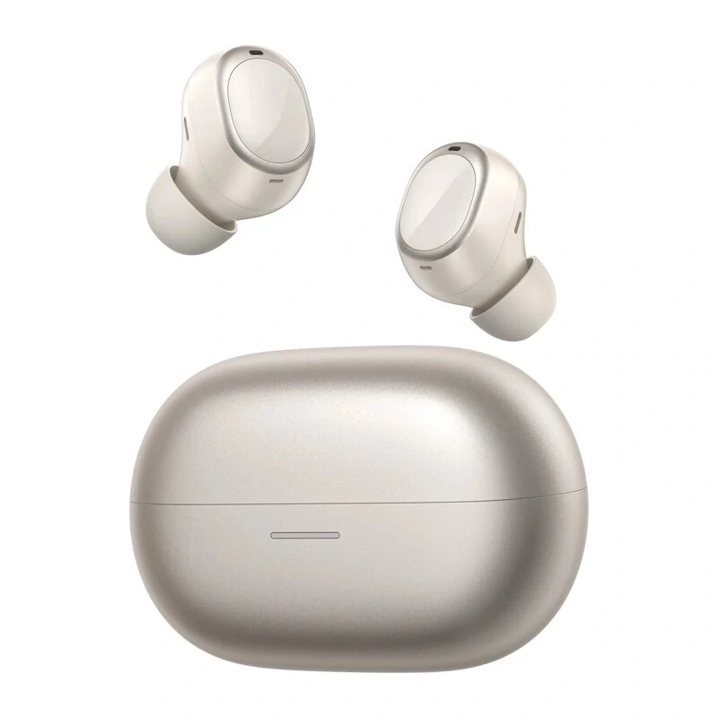 QCY Melobuds A30 belaidės ausinės – Bluetooth 5.3, 13 mm tvarkyklė, 26 h veikimo laikas, ENC, IPX5 – auksinės