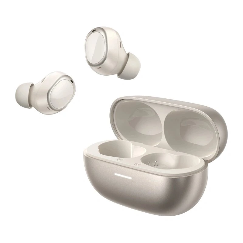 QCY Melobuds A30 belaidės ausinės – Bluetooth 5.3, 13 mm tvarkyklė, 26 h veikimo laikas, ENC, IPX5 – auksinės