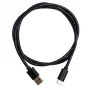 QNAP CAB-U310G10MAC USB 3.2 Gen 1 laidas, USB-A kištukas į USB-C kištuką, 1 m, juodas