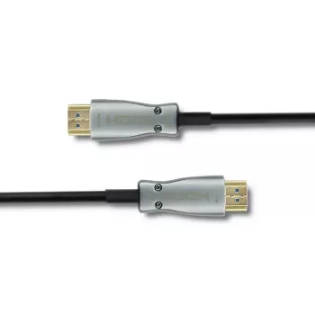 Qoltec 50472 High-Speed HDMI laidas su Ethernet 20m 4K@60Hz 18Gbps auksuoti jungtys juoda ir sidabrinė