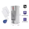 Qoltec 52446 artumo kortelių ir raktų pakabukų skaitytuvas – 125 kHz RFID, Wiegand 26-bit, IP65