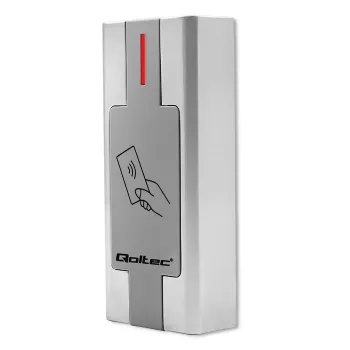 Qoltec 52446 artumo kortelių ir raktų pakabukų skaitytuvas – 125 kHz RFID, Wiegand 26-bit, IP65