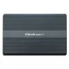 Qoltec Dual M.2 NVMe SATA SSD korpusas su USB-C 3.2 Gen 2, be įrankių aliuminis, palaiko 2x2TB, UASP, TRIM, 10Gbps