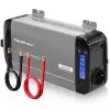 Qoltec grynosios sinusoidės keitiklis 12V į 230V 1000W/2000W su LCD, USB, USB-C, suderinamas su LiFePO4/GEL/AGM