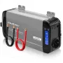 Qoltec grynosios sinusoidės keitiklis 12V į 230V 1000W/2000W su LCD, USB, USB-C, suderinamas su LiFePO4/GEL/AGM