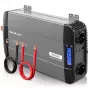 Qoltec grynosios sinusoidės keitiklis 12V į 230V 2500W/5000W su LCD, USB, USB-C, suderinamas su LiFePO4/GEL/AGM