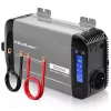 Qoltec grynos sinusinės bangos inverteris 12V į 230V 500W/1000W su LCD, USB, USB-C, suderinamas su LiFePo4/GEL/AGM