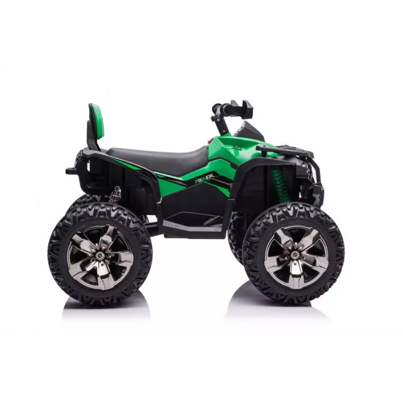 Quad QLS-3288 elektrinis keturratis su atrama, LED žibintais, MP3, žalias