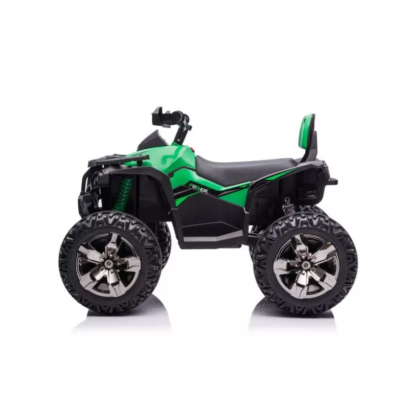 Quad QLS-3288 elektrinis keturratis su atrama, LED žibintais, MP3, žalias