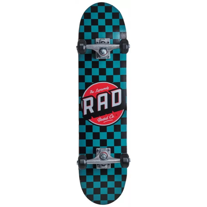 RAD Dude Crew Complete 7.25 Teal Skateboard