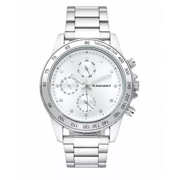 Radiant vyriškas kvarcinis laikrodis RA617705 44mm juodas ciferblatas odinis dirželis