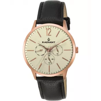 RADIANT vyriškas laikrodis RA415605 43mm nerūdijantis plienas juodas ciferblatas