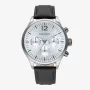 RADIANT Vyriškas laikrodis RA641703 (43mm) - Analoginis kvarcinis su juodu odiniu dirželiu