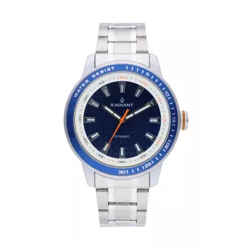 RADIANT RA494201 Vyriškas analoginis kvarcinis laikrodis 47mm sidabrinis nerūdijantis plienas