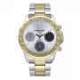 RADIANT RA604704 Vyriškas analoginis kvarcinis laikrodis 45mm Nerūdijantis plienas Juoda oda