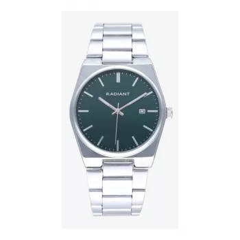RADIANT RA636202 Unisex Analoginis Laikrodis 38mm Nerūdijančio Plieno Milano Tinklelio Juodu Ciferblatu