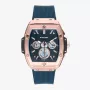 RADIANT RA655204 Vyriškas analoginis kvarcinis laikrodis 42mm Nerūdijantis plienas Juodas ciferblatas Odinis dirželis