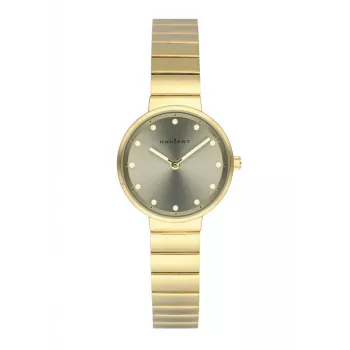 RADIANT Woman Watch RA521203 (28mm) - Stainless Steel Mesh Strap, White Dial
