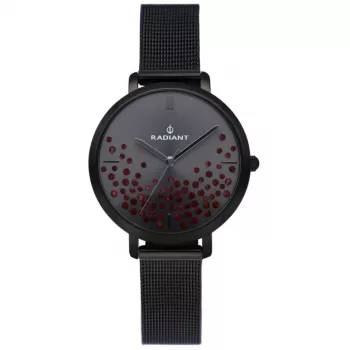 RADIANT Moteriškas laikrodis RA525608 36mm Rožinio aukso nerūdijančio plieno tinklinė apyrankė Kvarcinis