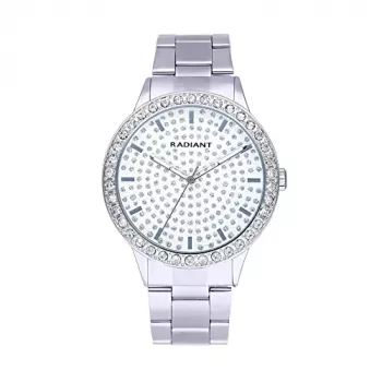 RADIANT Moteriškas Laikrodis RA578204 43mm Sidabrinis Nerūdijantis Plienas Kvarcinis