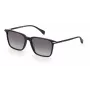 RAG&BONE RNB5028GS8075 Vyriški kvadratiniai akiniai nuo saulės, juodas acetatinis rėmas, pilki gradientiniai lęšiai, 55 mm