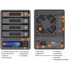 RAIDON GR5640-SBA31 4-Bay SATA HDD/SSD Enclosure USB 3.1 Gen 2 eSATA Hardware RAID