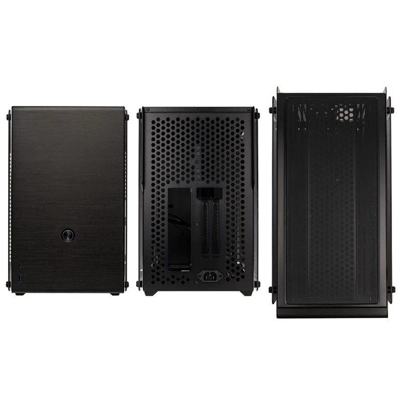 Raijintek Ophion M Evo TGS Micro-ATX korpusas, grūdintas stiklas - juodas