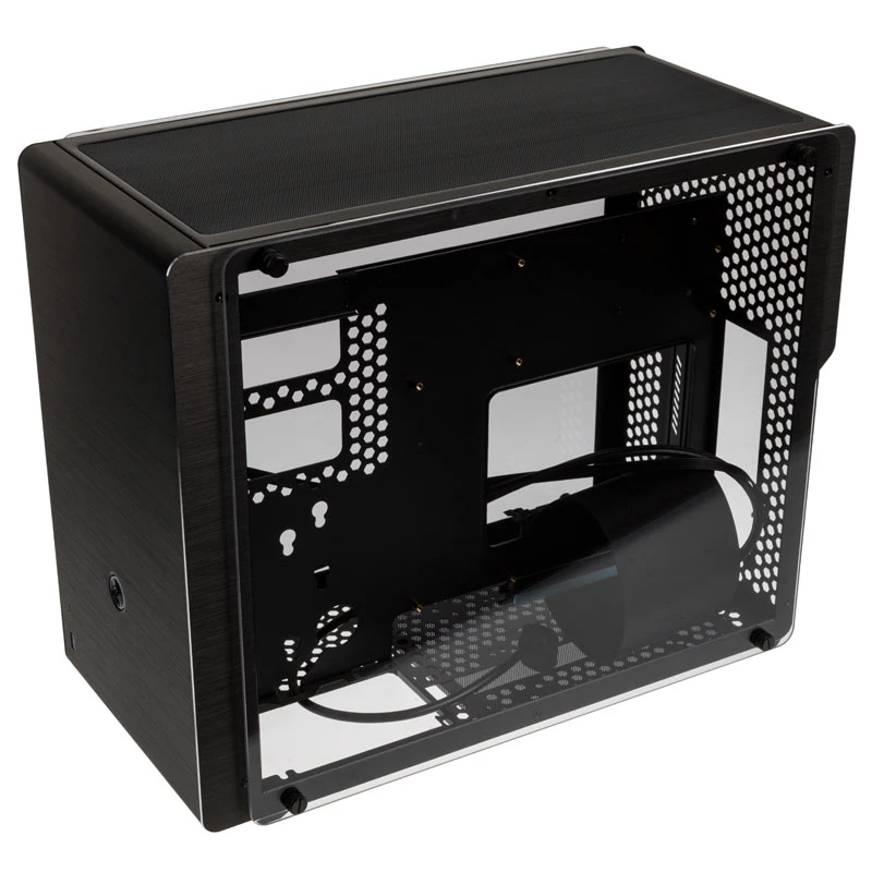 Raijintek Ophion M Evo TGS Micro-ATX korpusas, grūdintas stiklas - juodas