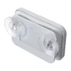 RAINPOINT BALDRTHERM B0549STH vonios laikmatis su temperatūros ir drėgmės matuokliu, IP24 atsparus purslams, atgalinis / į priekį skaičiavimas, LCD foninis apšvietimas, pritvirtinimas siurbtuku / stovas / tvirtinimas prie sienos