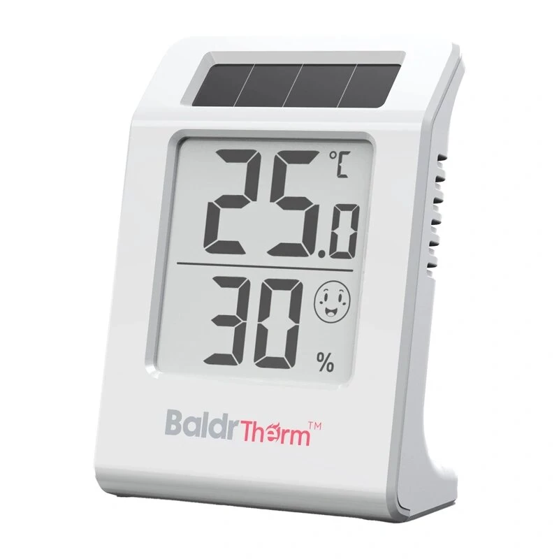 RAINPOINT BALDRTHERM E0587TH Saulės energija varomas termohigrometras su belaidžiu lauko jutikliu