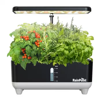 RainPoint hidroponinis auginimo rinkinys Z238 - 12 augalų kapsulių, pilno spektro LED, išmanus valdymas per programėlę