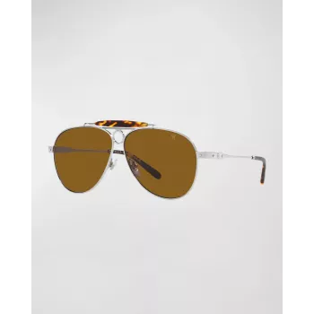 RALPH LAUREN MAN RL70789001336 Akiniai Matinė Juoda Pilkas Gradientas 61/18/137 mm