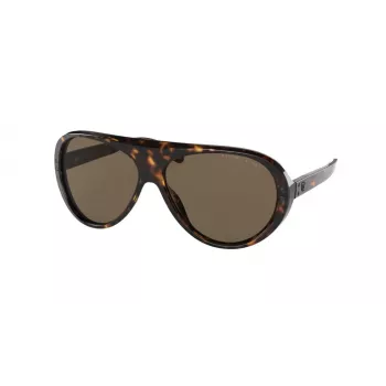 Ralph Lauren vyriški akiniai nuo saulės RL8194-500373 Havana kvadratinis rėmas rudi gradientiniai lęšiai 60/13/135 mm