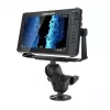 RAM Mounts D-Size 6.25 inch x 2 inch plokštelė su trumpa dviguba lizdo rankena ir apvaliu pagrindu