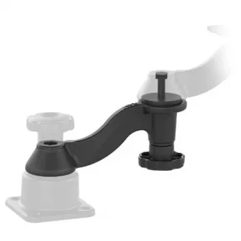 RAM Mounts RAM-109-1AU Single Swing Arm Extension, skirta RAM Tele-Pole sistemoms, 10 colių, juoda, be pakuotės