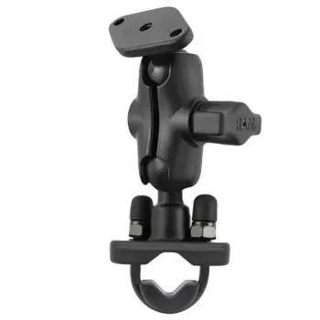 RAM Mounts RAM-B-149ZU-A U-Bolt Mount Short – B dydžio rutulys, tinka 0,5–1,25 col. bėgiams, juoda