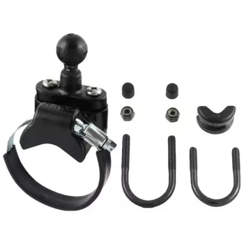 RAM MOUNTS RAM-B-231Z-2U pagrindas su U formos varžtu ir UTV dirželiu - juodas