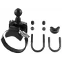 RAM MOUNTS RAM-B-231Z-2U pagrindas su U formos varžtu ir UTV dirželiu - juodas