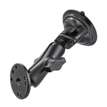 RAM Mounts siurbtuko laikiklis su AMPS adapteriu - B-Ball (1 colio), deimanto formos pagrindo plokštė, vidutinė ranka, apvali pagrindo plokštė (RAM-B-166-202U)