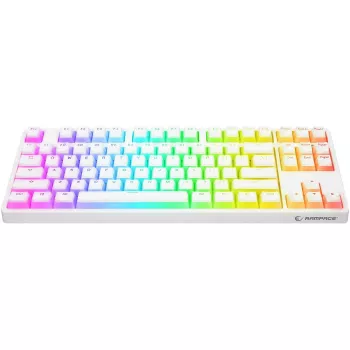 Rampage Ghost TKL mechaninė klaviatūra Huano Red Switch White