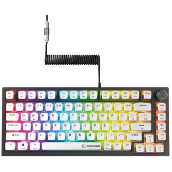 Rampage Zenith Pro 8000Hz Wired Gaming Keyboard, Hall Effect, RGB, Gateron KS-20, Black