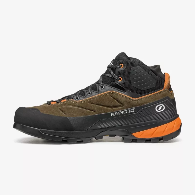 RAPID Buty Rapid XT Mid GTX Žygio batai Caribou Rust Orange 45 dydis