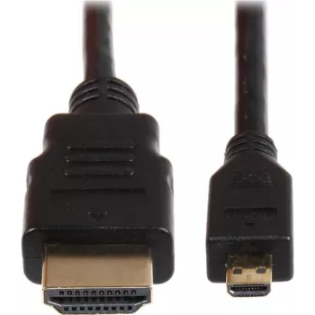 Raspberry Pi Micro HDMI į HDMI kabelis 2.0 4K 60Hz 3m Pi 4 (K-1481-3M)