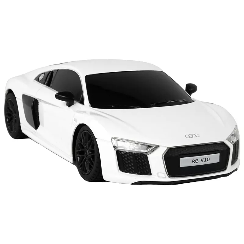 RASTAR 1:24 RC Audi R8 Pilot White nuotoliniu valdymu automobilis