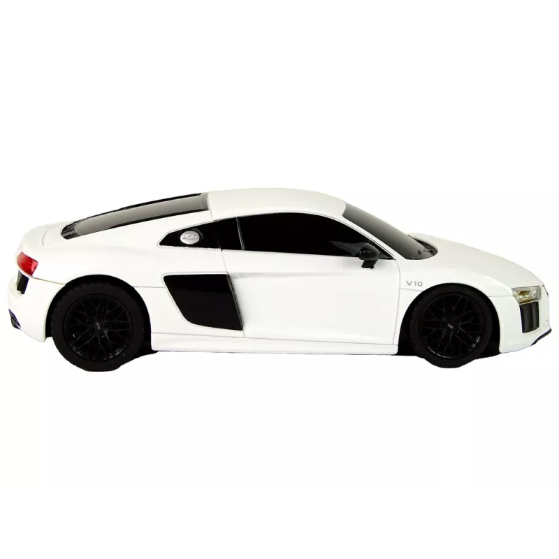RASTAR 1:24 RC Audi R8 Pilot White nuotoliniu valdymu automobilis